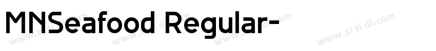 MNSeafood Regular字体转换